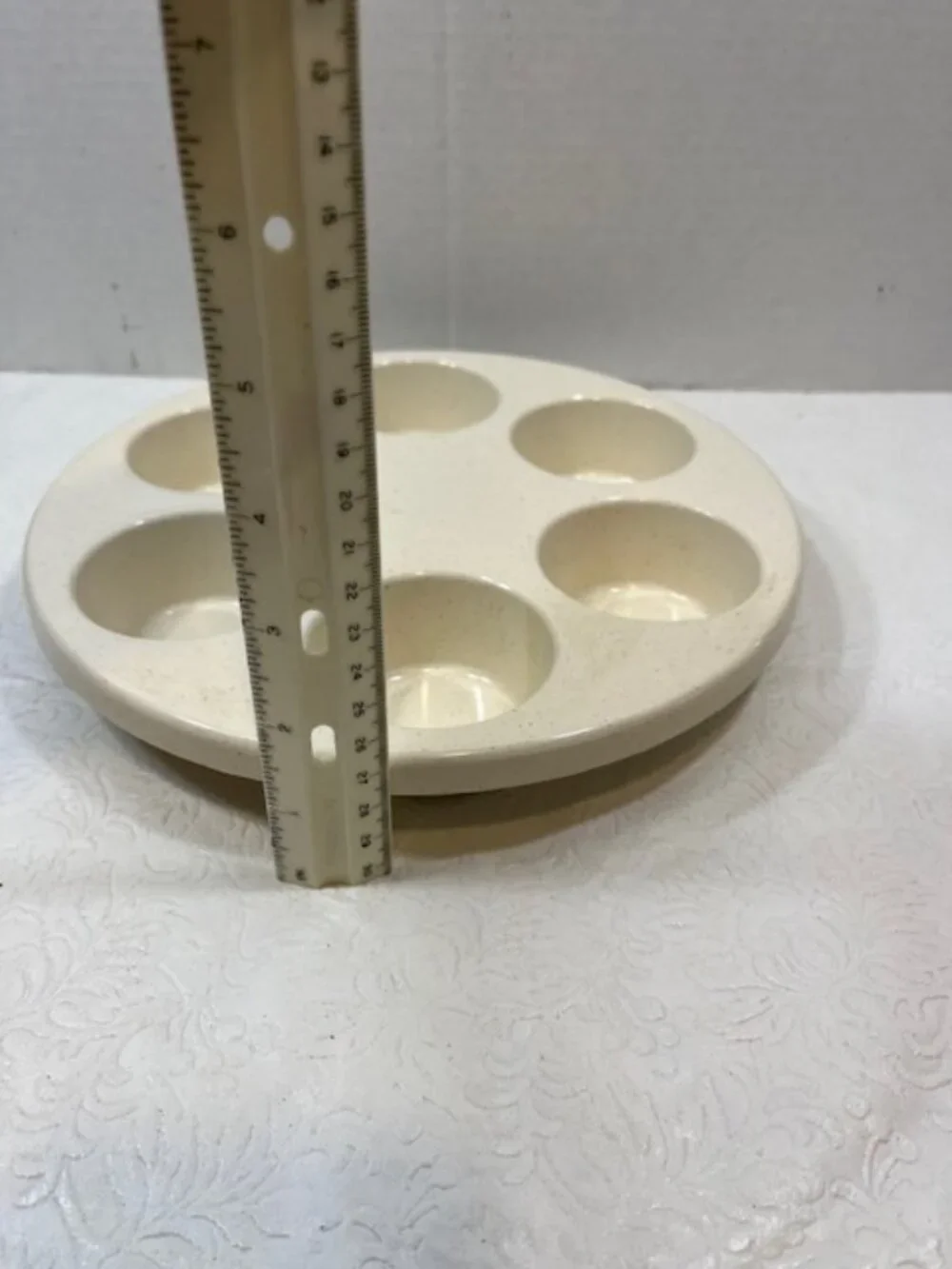 Anchor Hocking Microware vintage cream